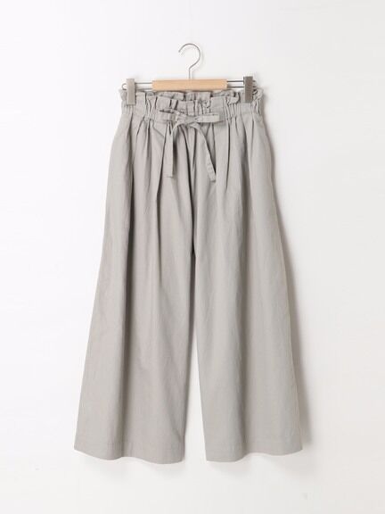 サマンサモスモス（Samansa Mos2） セール スカートみたいなフレアシルエットが可愛い「ギャザーパンツ」 Fashion
