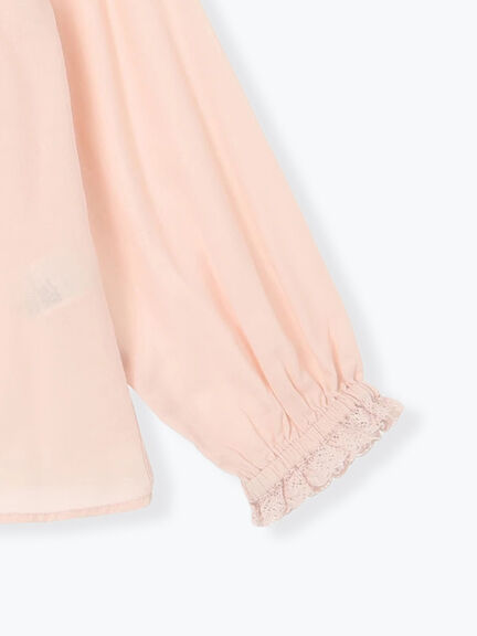 レース襟ブラウス(オフホワイト/チャコールグレー/ブラック/ピンク)|Samansa Mos2(サマンサ モスモス)通販