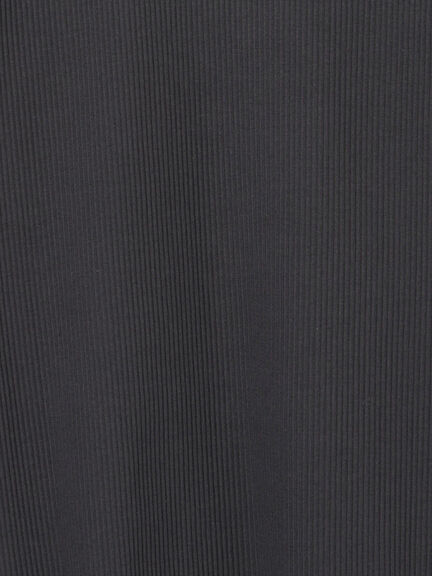 配色メローカットリブフリルスタンドネックインナー(チャコールグレー/ベージュ/モカ/キナリ)|Samansa Mos2(サマンサ モスモス)通販