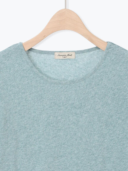 【吸湿発熱】ベア天無地クルーネックインナー(ブラック/ベージュ/ミント/キナリ)|Samansa Mos2(サマンサ モスモス)通販