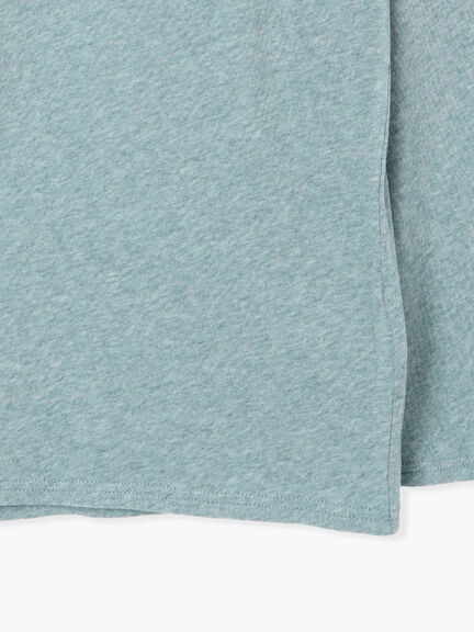 【吸湿発熱】ベア天無地クルーネックインナー(ブラック/ベージュ/ミント/キナリ)|Samansa Mos2(サマンサ モスモス)通販