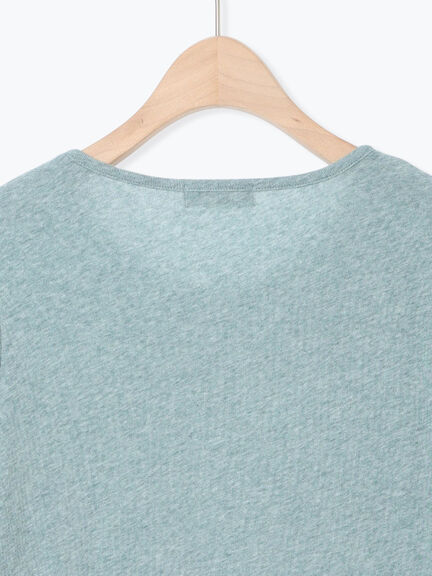 【吸湿発熱】ベア天無地クルーネックインナー(ブラック/ベージュ/ミント/キナリ)|Samansa Mos2(サマンサ モスモス)通販