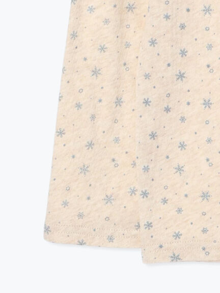 【吸湿発熱】ベア天雪柄クルーネックインナー(ブラック/ベージュ/ミント/キナリ)|Samansa Mos2(サマンサ モスモス)通販