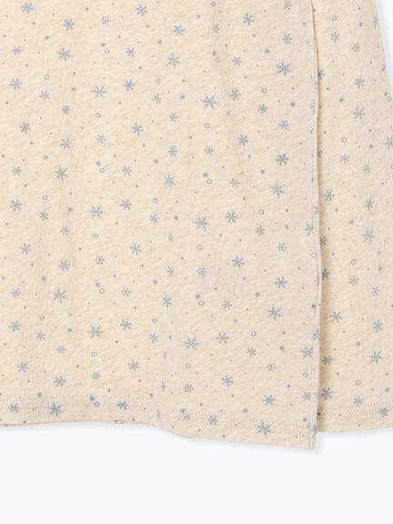 【吸湿発熱】ベア天雪柄クルーネックインナー(ブラック/ベージュ/ミント/キナリ)|Samansa Mos2(サマンサ モスモス)通販