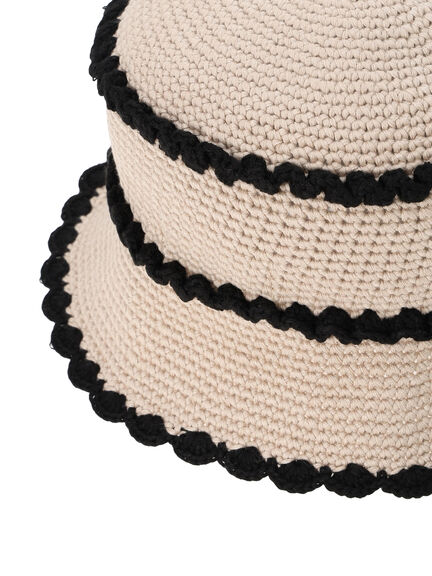 フリルニットハット(ベージュ/モカ)|Samansa Mos2(サマンサ モスモス)通販