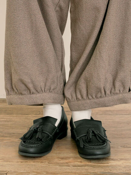 タッセルローファー(ブラック/ダークブラウン)|Samansa Mos2(サマンサ モスモス)通販