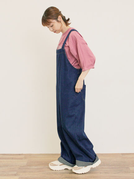 クロス刺繍ロゴプリントTシャツ(オフホワイト/チャコールグレー/ピンク/グリーン)|Samansa Mos2(サマンサ モスモス)通販