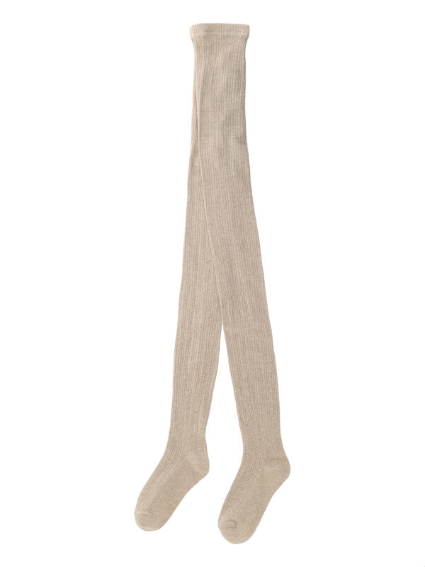 リブタイツ(ベージュ)|Samansa Mos2(サマンサ モスモス)通販