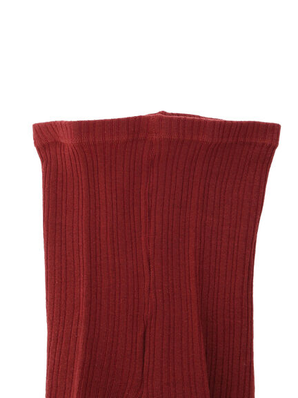 リブタイツ(チャコールグレー/ボルドー/ベージュ)|Samansa Mos2(サマンサ モスモス)通販