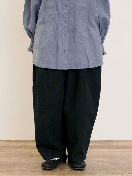 【M/Lサイズ】ボックスタックパンツ(ブラック/ベージュ/グリーン)|Samansa Mos2(サマンサ モスモス)通販