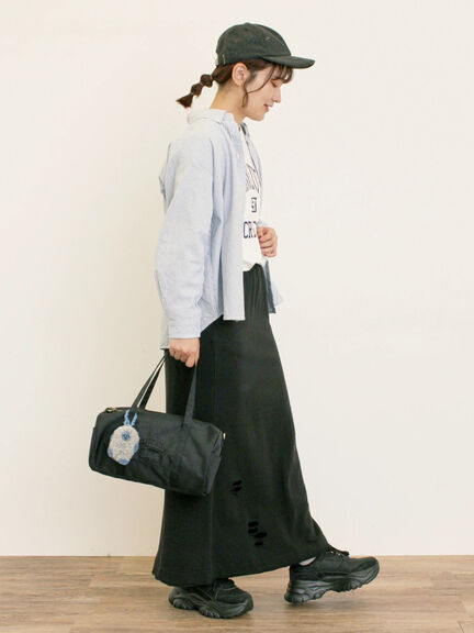 ワンポイントロゴ刺繍シャツ(オフホワイト/ピンク/ブラウン/ブルー)|Samansa Mos2(サマンサ モスモス)通販