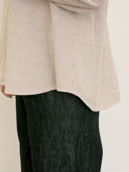 ワンポイントロゴ刺繍シャツ(オフホワイト/ピンク/ブラウン/ブルー)|Samansa Mos2(サマンサ モスモス)通販