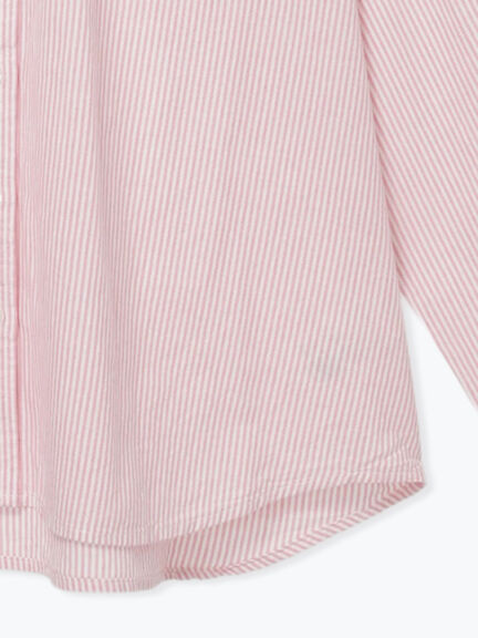 ワンポイントロゴ刺繍シャツ(オフホワイト/ピンク/ブラウン/ブルー)|Samansa Mos2(サマンサ モスモス)通販