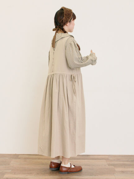 ビッグ襟羽織ブラウス(ブラック/ブラウン/キナリ)|Samansa Mos2(サマンサ モスモス)通販