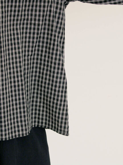 ビッグ襟羽織ブラウス(ブラック/ブラウン/キナリ)|Samansa Mos2(サマンサ モスモス)通販