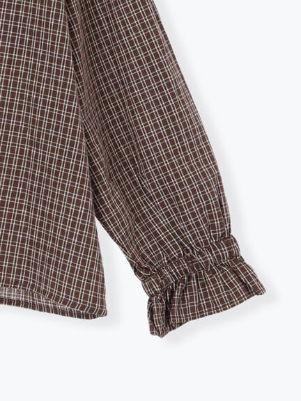 ビッグ襟羽織ブラウス(ブラック/ブラウン/キナリ)|Samansa Mos2(サマンサ モスモス)通販