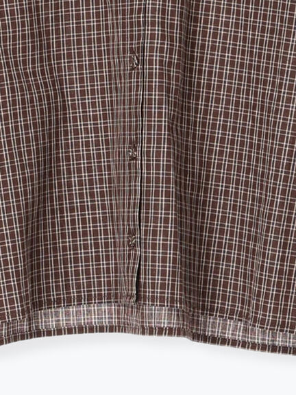 ビッグ襟羽織ブラウス(ブラック/ブラウン/キナリ)|Samansa Mos2(サマンサ モスモス)通販