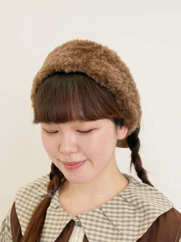 フェイクファーヘアバンド(ブラウン)|Samansa Mos2(サマンサ モスモス)通販