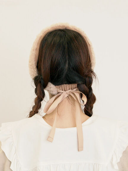 フェイクファーヘアバンド(ベージュ/ブラウン)|Samansa Mos2(サマンサ モスモス)通販