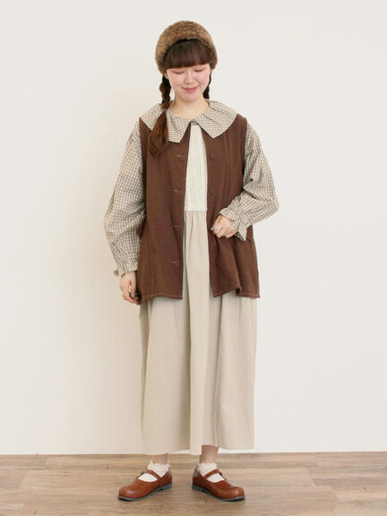 フェイクファーヘアバンド(ベージュ/ブラウン)|Samansa Mos2(サマンサ モスモス)通販