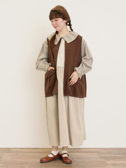 フェイクファーヘアバンド(ベージュ/ブラウン)|Samansa Mos2(サマンサ モスモス)通販