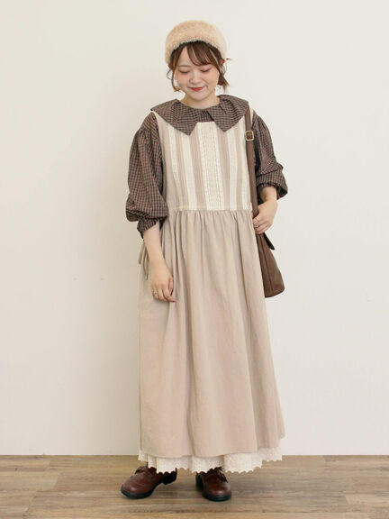 フェイクファーヘアバンド(ベージュ/ブラウン)|Samansa Mos2(サマンサ モスモス)通販