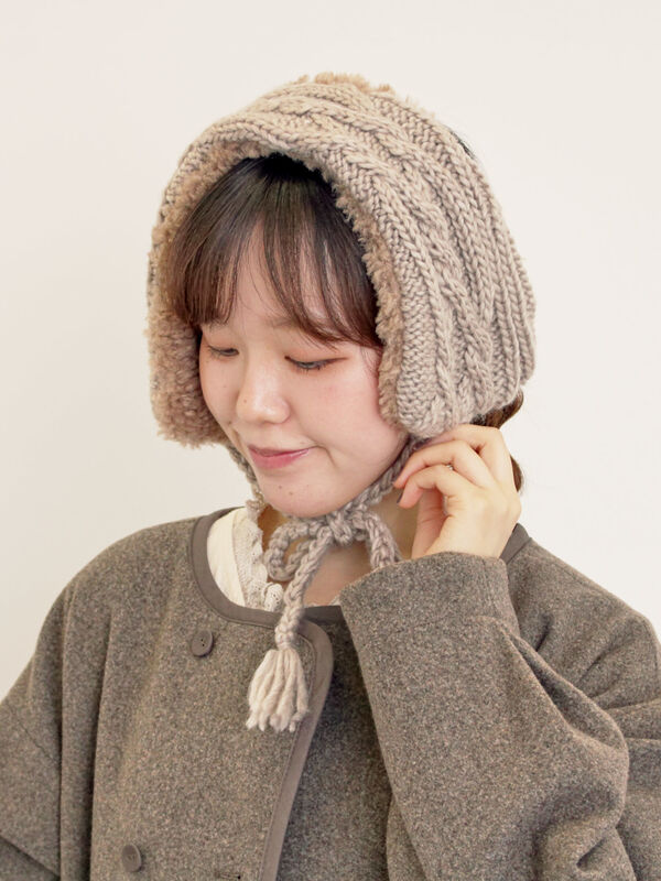 【2WAY】イヤマフ付け襟(モカ)|Samansa Mos2(サマンサ モスモス)通販