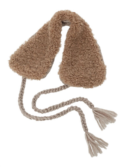 【2WAY】イヤマフ付け襟(オフホワイト/モカ)|Samansa Mos2(サマンサ モスモス)通販