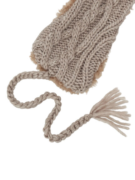 【2WAY】イヤマフ付け襟(オフホワイト/モカ)|Samansa Mos2(サマンサ モスモス)通販