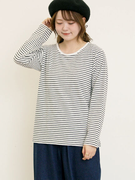 スラブ天竺ベーシックインナー(オフホワイト/チャコールグレー/ブラック/ボルドー)|Samansa Mos2(サマンサ モスモス)通販