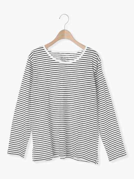 スラブ天竺ベーシックインナー(オフホワイト/チャコールグレー/ブラック/ボルドー)|Samansa Mos2(サマンサ モスモス)通販