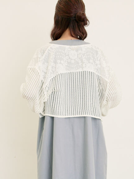 ◎コード刺繍ジレワンピース(ブラック/ベージュ/ブルー)|Samansa Mos2(サマンサ モスモス)通販