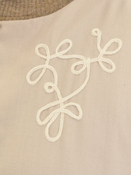 ◎コード刺繍ジレワンピース(ブラック/ベージュ/ブルー)|Samansa Mos2(サマンサ モスモス)通販