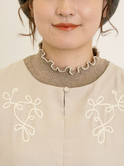 ◎コード刺繍ジレワンピース(ブラック/ベージュ/ブルー)|Samansa Mos2(サマンサ モスモス)通販