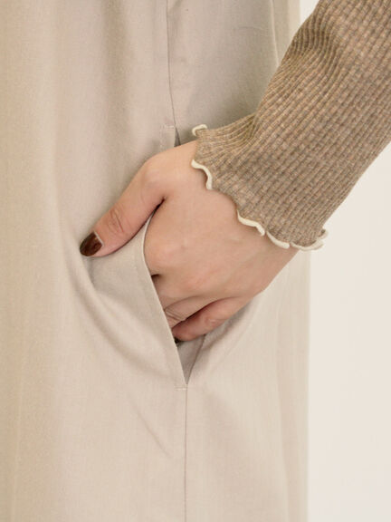 ◎コード刺繍ジレワンピース(ブラック/ベージュ/ブルー)|Samansa Mos2(サマンサ モスモス)通販