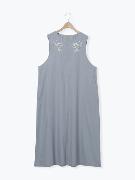 ◎コード刺繍ジレワンピース(ブラック/ベージュ/ブルー)|Samansa Mos2(サマンサ モスモス)通販