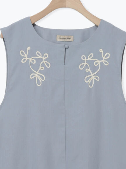 ◎コード刺繍ジレワンピース(ブラック/ベージュ/ブルー)|Samansa Mos2(サマンサ モスモス)通販