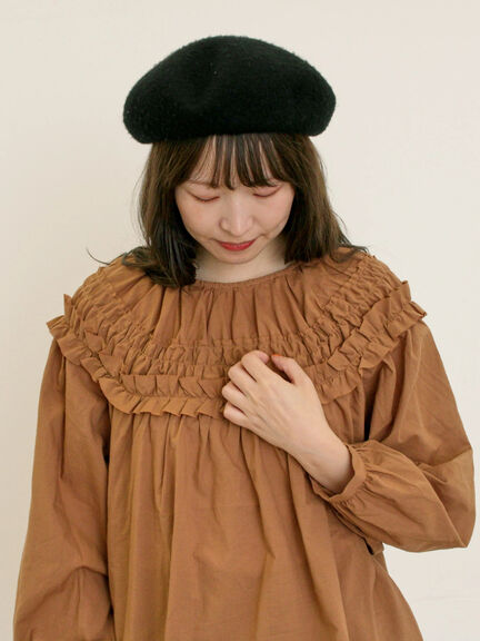 ◎2WAYギャザーブラウス(オフホワイト/ブラック/ブラウン)|Samansa Mos2(サマンサ モスモス)通販