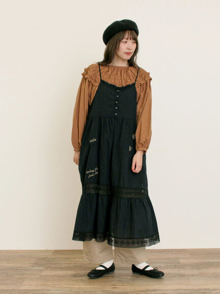 ◎2WAYギャザーブラウス(オフホワイト/ブラック/ブラウン)|Samansa Mos2(サマンサ モスモス)通販