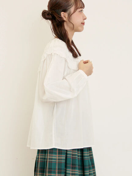 ◎2WAYギャザーブラウス(オフホワイト/ブラック/ブラウン)|Samansa Mos2(サマンサ モスモス)通販