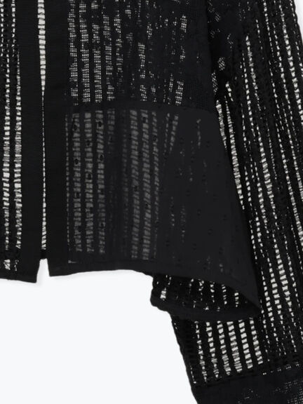 ◎パッチワークレースカーディガン(ブラック/キナリ)|Samansa Mos2(サマンサ モスモス)通販