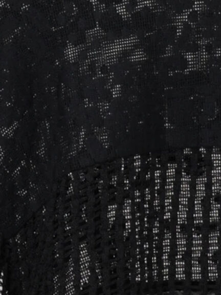 ◎パッチワークレースカーディガン(ブラック/キナリ)|Samansa Mos2(サマンサ モスモス)通販