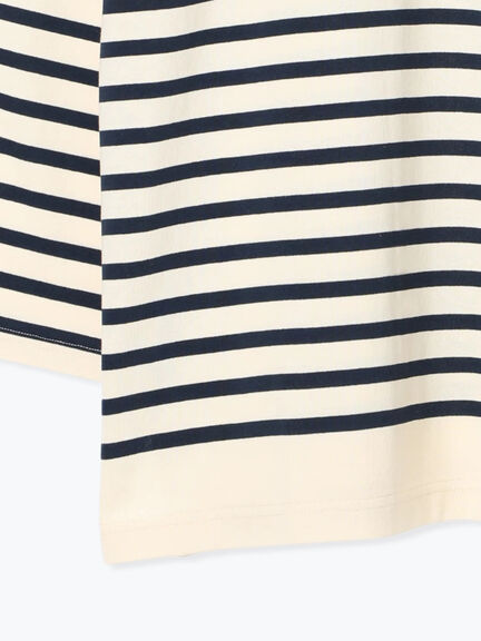 パネルボーダーロングスリーブカットソー(ピンク/モカ/グリーン/ネイビー)|Samansa Mos2(サマンサ モスモス)通販