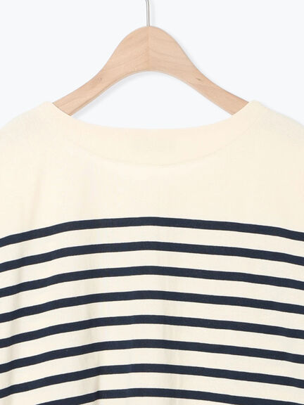 パネルボーダーロングスリーブカットソー(ピンク/モカ/グリーン/ネイビー)|Samansa Mos2(サマンサ モスモス)通販