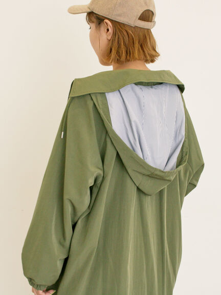 襟付きマウンテンパーカー(チャコールグレー/ベージュ/ブラウン/カーキ)|Samansa Mos2(サマンサ モスモス)通販