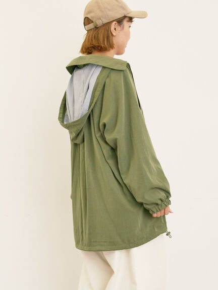 襟付きマウンテンパーカー(チャコールグレー/ベージュ/ブラウン/カーキ)|Samansa Mos2(サマンサ モスモス)通販