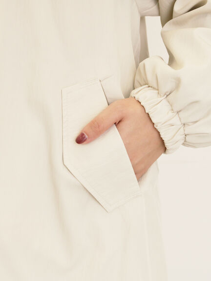 襟付きマウンテンパーカー(チャコールグレー/ベージュ/ブラウン/カーキ)|Samansa Mos2(サマンサ モスモス)通販