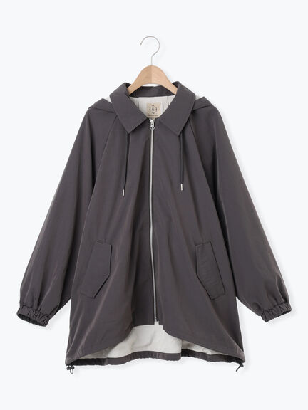 襟付きマウンテンパーカー(チャコールグレー/ベージュ/ブラウン/カーキ)|Samansa Mos2(サマンサ モスモス)通販