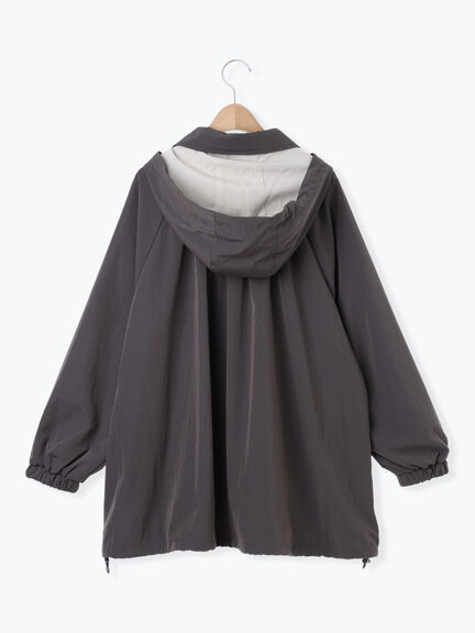 襟付きマウンテンパーカー(チャコールグレー/ベージュ/ブラウン/カーキ)|Samansa Mos2(サマンサ モスモス)通販