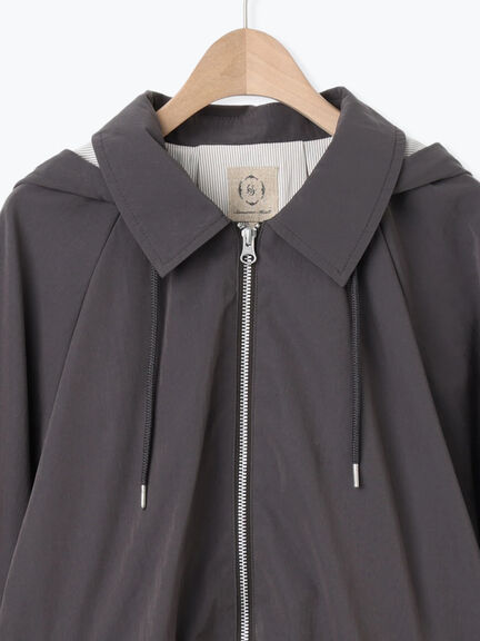 襟付きマウンテンパーカー(チャコールグレー/ベージュ/ブラウン/カーキ)|Samansa Mos2(サマンサ モスモス)通販